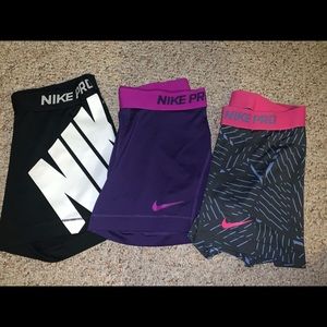 3 Set Bundle: Nike Pros